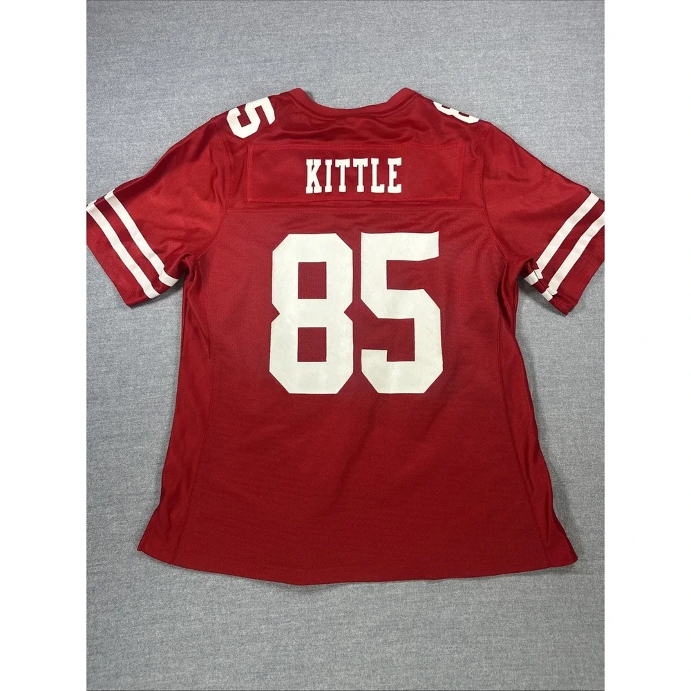 Nike George Kittle #85 San Francisco 49ers NFL Jersey Red 2021 Men's Medium